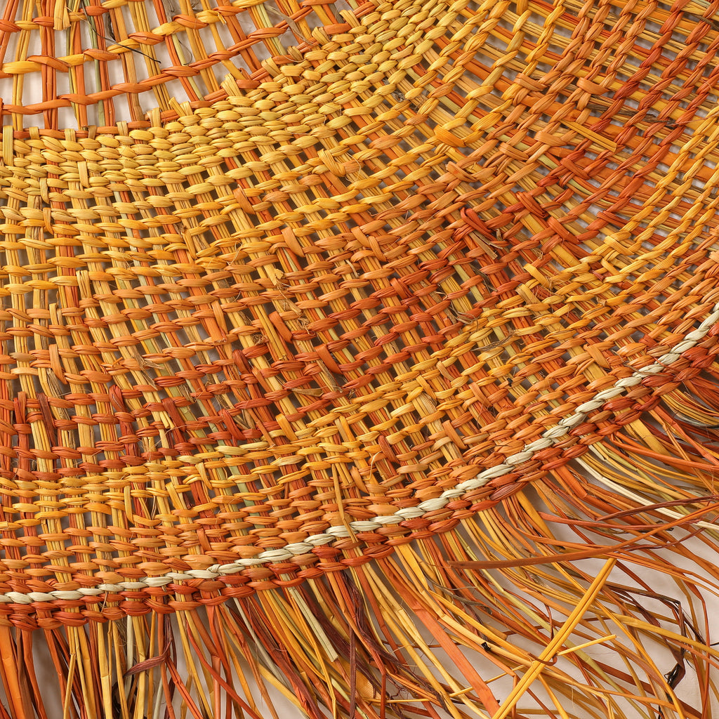 Aboriginal Artwork by Allison Cooper, Woven Mat, 140cm