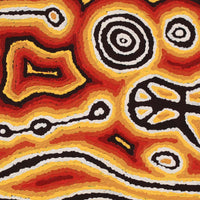 Aboriginal Artwork by Amanda Nakamarra Curtis, Lappi Lappi Dreaming, 30x30cm