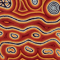 Aboriginal Artwork by Amanda Nakamarra Curtis, Lappi Lappi Dreaming, 76x61cm