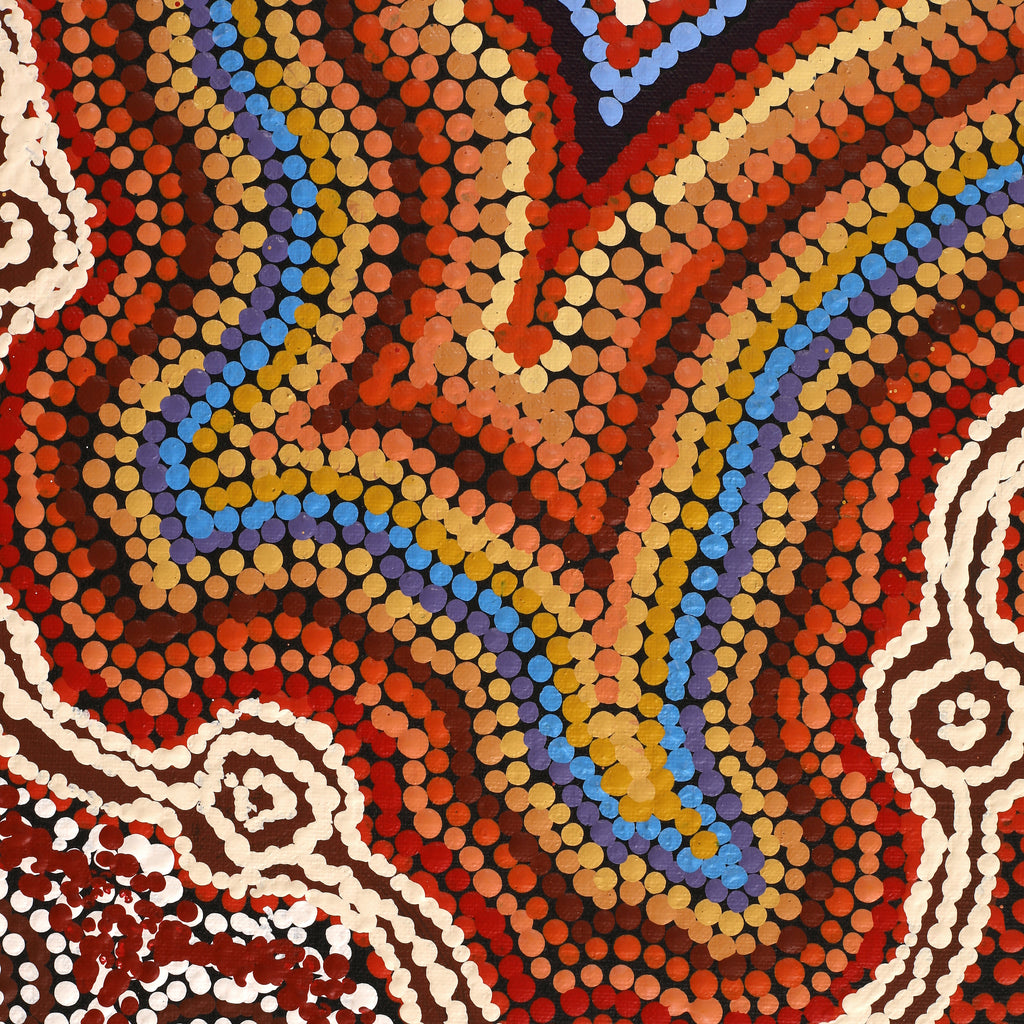 Aboriginal Artwork by Amari Tjalkuri, Watarru Tjukurpa, 100x74cm