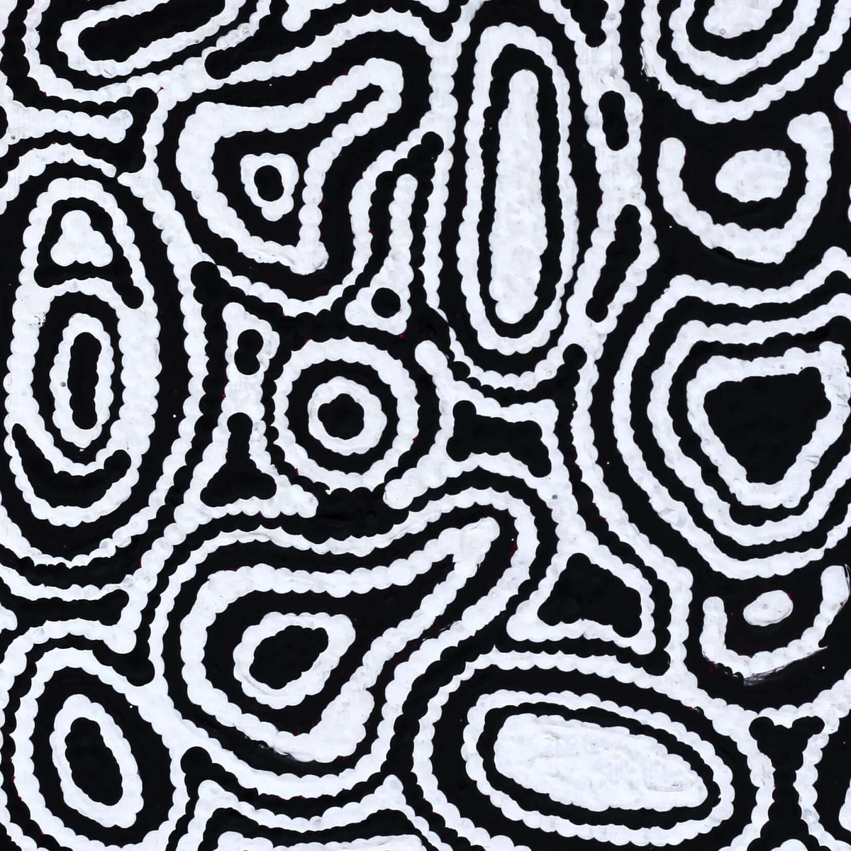 Aboriginal Artwork by Amelia Napaljarri Brown, Pikilyi Jukurrpa (Dreaming), 30x30cm