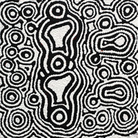 Aboriginal Artwork by Amelia Napaljarri Brown, Pikilyi Jukurrpa (Vaughn Springs Dreaming), 30x30cm