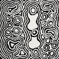 Aboriginal Artwork by Amelia Napaljarri Brown, Pikilyi Jukurrpa (Vaughn Springs Dreaming), 30x30cm