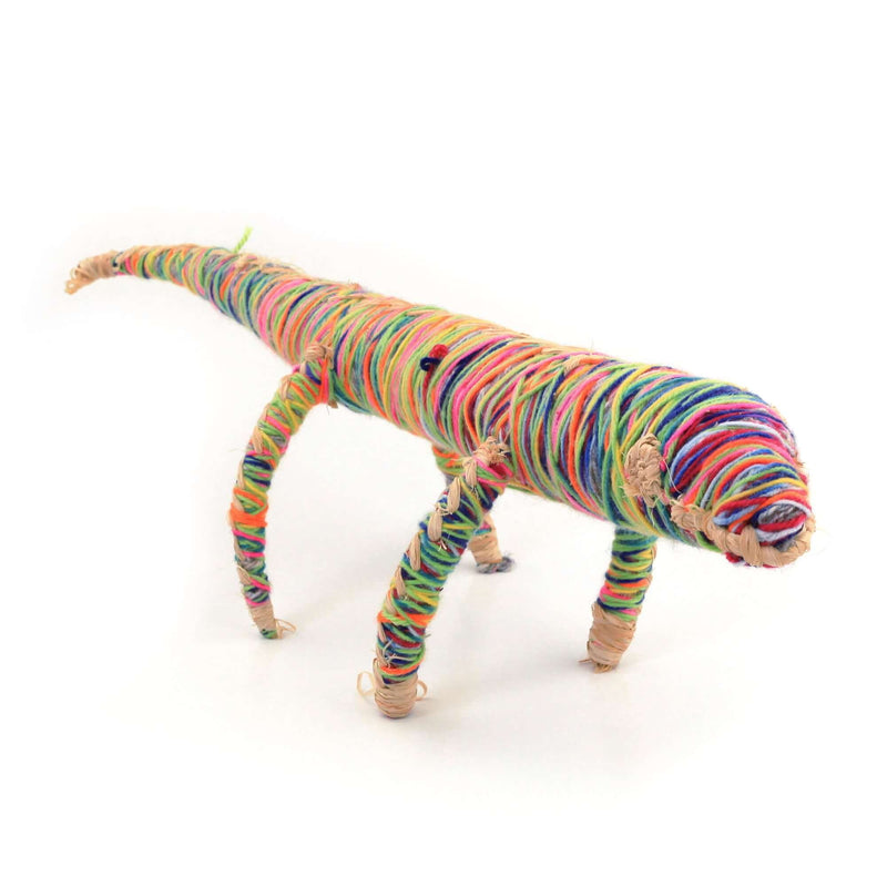 Aboriginal Artwork by Amy Yilpi - Tinka (Goanna) Tjanpi Sculpture