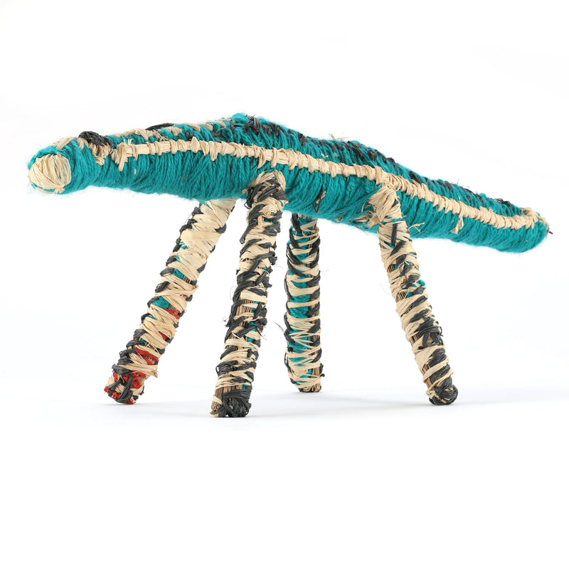 Aboriginal Artwork by Amy Yilpi - Tinka (Goanna) Tjanpi Sculpture