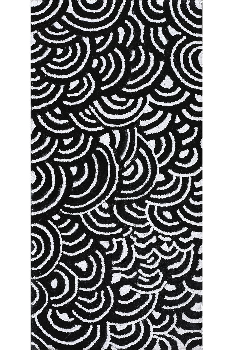 Aboriginal Artwork by Andrea Nungarrayi Wilson, Lukarrara Jukurrpa, 61x30cm