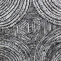 Aboriginal Artwork by Andrea Napanangka Tasman, Ngapa Jukurrpa (Water Dreaming) - Mikanji, 30x30cm
