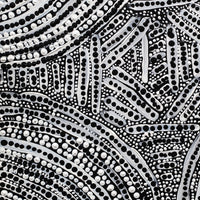 Aboriginal Artwork by Andrea Napanangka Tasman, Ngapa Jukurrpa (Water Dreaming) - Mikanji, 30x30cm