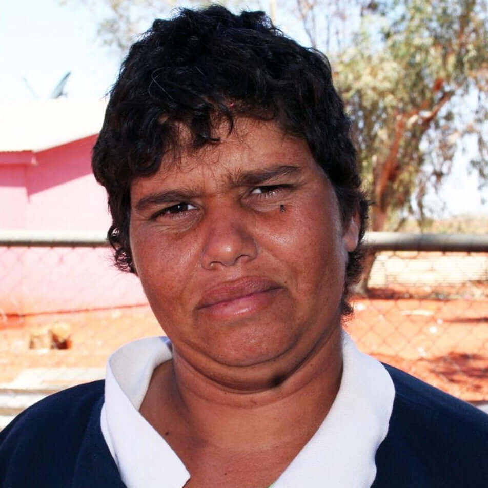 Aboriginal Artwork by Andrea Nungarrayi Wilson, Yurrampi Jukurrpa (Honey Ant Dreaming), 30x30cm