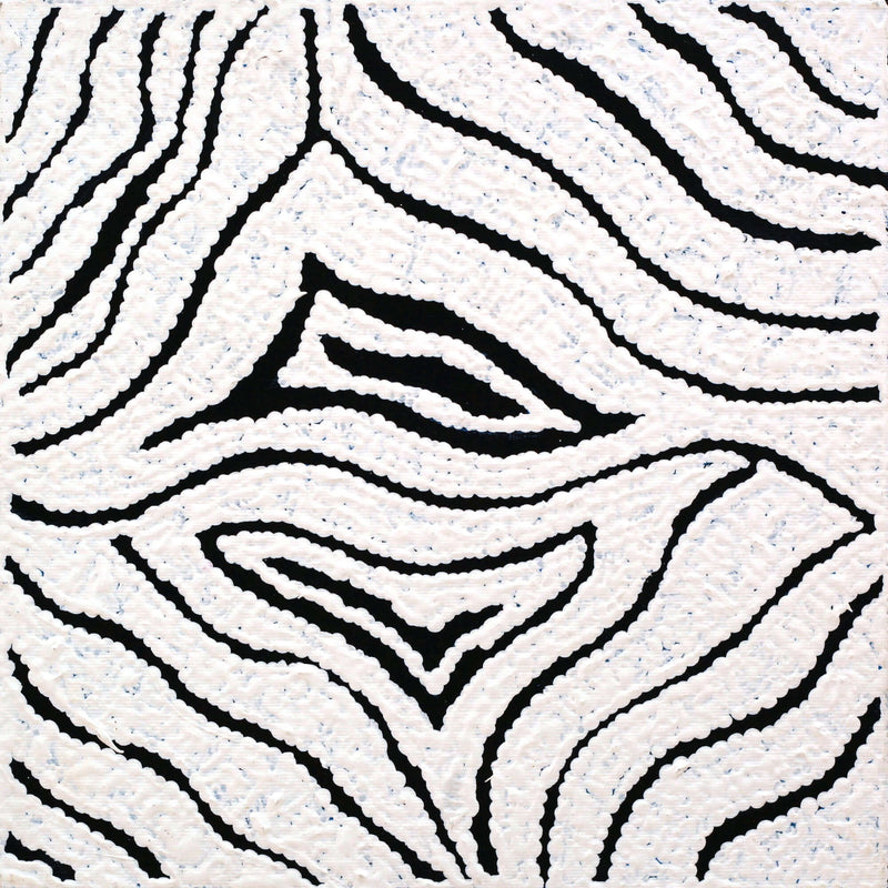 Aboriginal Artwork by Andrea Nungarrayi Wilson, Yurrampi Jukurrpa (Honey Ant Dreaming), 30x30cm