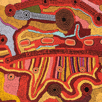Aboriginal Artwork by Angela Watson, Malara, 122x91cm