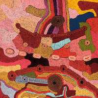 Aboriginal Artwork by Angela Watson, Malara, 122x91cm