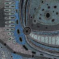 Aboriginal Artwork by Angela Watson, Minyma Kutjara, 122x91cm