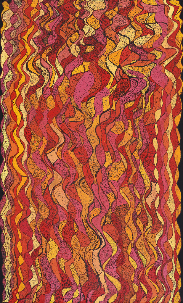 Aboriginal Artwork by Angela Watson, Walka Wiru Ngura Wiru, 126x76cm - ART ARK®