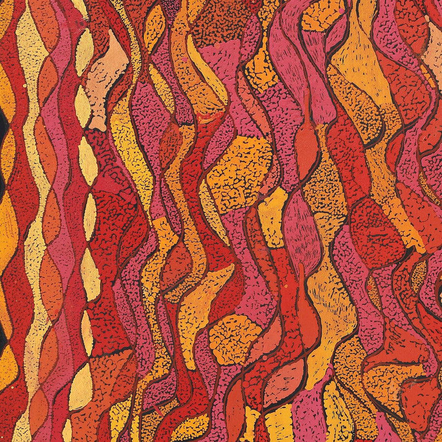 Aboriginal Artwork by Angela Watson, Walka Wiru Ngura Wiru, 126x76cm