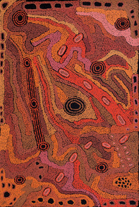 Aboriginal Artwork by Angela Watson, Malara, 91x61cm