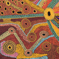 Aboriginal Artwork by Angela Watson, Malara, 91x91cm