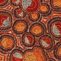 Aboriginal Artwork by Angelina Nampijinpa Tasman, Ngapa Jukurrpa (Water Dreaming) - Pirlinyarnu, 107x61cm