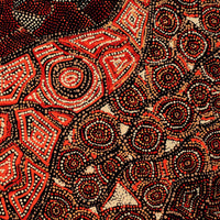 Aboriginal Artwork by Angelina Nampijinpa Tasman, Ngapa Jukurrpa (Water Dreaming) - Pirlinyarnu, 61x46cm