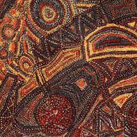 Aboriginal Art by Angelina Nampijinpa Tasman, Ngapa Jukurrpa (Water Dreaming)  -  Pirlinyarnu, 91x61cm - ART ARK®