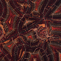Aboriginal Artwork by Angelina Nampijinpa Tasman, Ngapa Jukurrpa (Water Dreaming) - Pirlinyarnu, 61x61cm