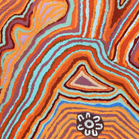 Aboriginal Artwork by Angkaliya Nelson, Mamungari, 107x91cm