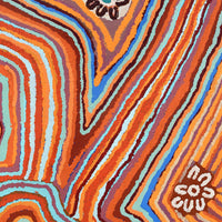 Aboriginal Artwork by Angkaliya Nelson, Mamungari, 107x91cm