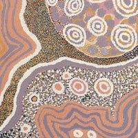 Aboriginal Artwork by Angkaliya Nelson, Kungkarangkalpa (Seven Sisters Story), 121x91cm