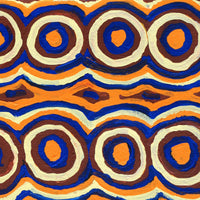 Aboriginal Artwork by Anmanari Nolan, Mulpu - Bush Mushroom, 40x40cm