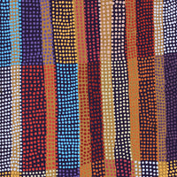 Aboriginal Artwork by Ann Lane Nee Dixon, Pirrnpirrnga - Desert Bore, 80x40cm