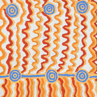 Aboriginal Artwork by Ann Lane Nee Dixon, Pirrnpirrnga - Desert Bore, 60x30cm