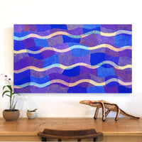 Aboriginal Artwork by Ann Lane Nee Dixon, Pirrnpirrnga - Desert Bore, 122x71cm