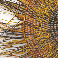 Aboriginal Artwork by Anna Ramatha Malibirr, Gapuwiyak - Woven Mat, 115x105cm