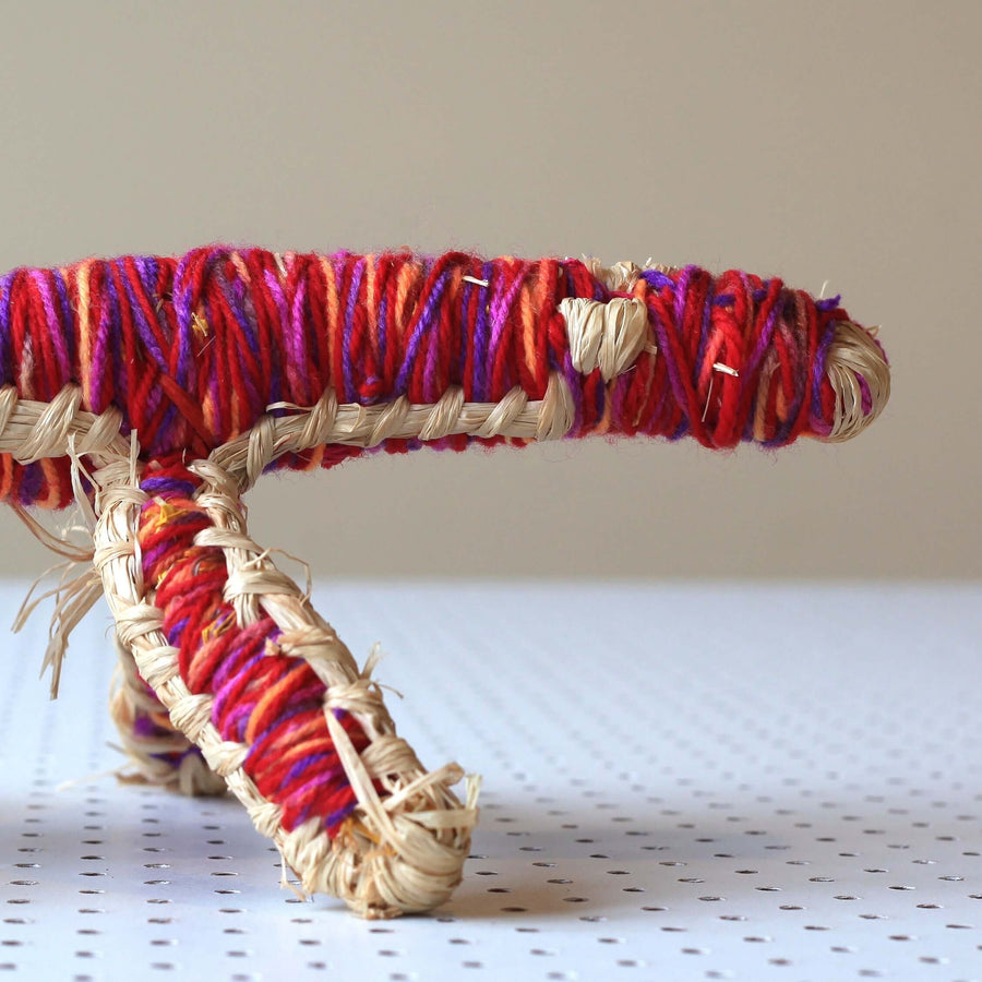 Aboriginal Artwork by Anna Ginger - Tjanpi Tinka (goanna) Sculpture