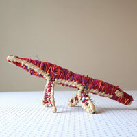 Aboriginal Artwork by Anna Ginger - Tjanpi Tinka (goanna) Sculpture