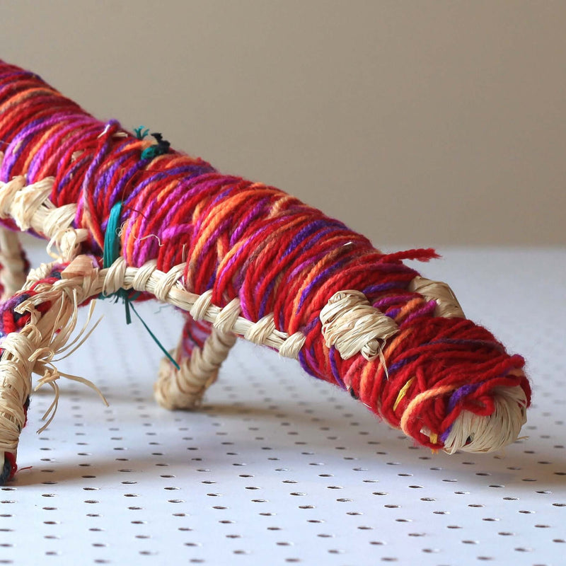 Aboriginal Artwork by Anna Ginger - Tjanpi Tinka (goanna) Sculpture