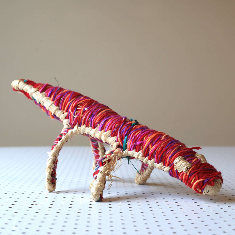 Aboriginal Artwork by Anna Ginger - Tjanpi Tinka (goanna) Sculpture