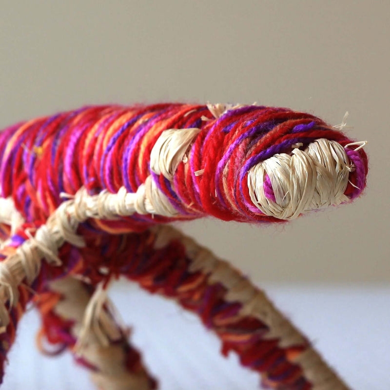 Aboriginal Artwork by Anna Ginger - Tjanpi Tinka (goanna) Sculpture