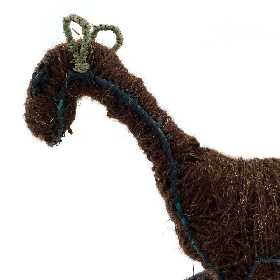 Aboriginal Artwork by Anne Walkabout - Tjanpi Camel Sculpture