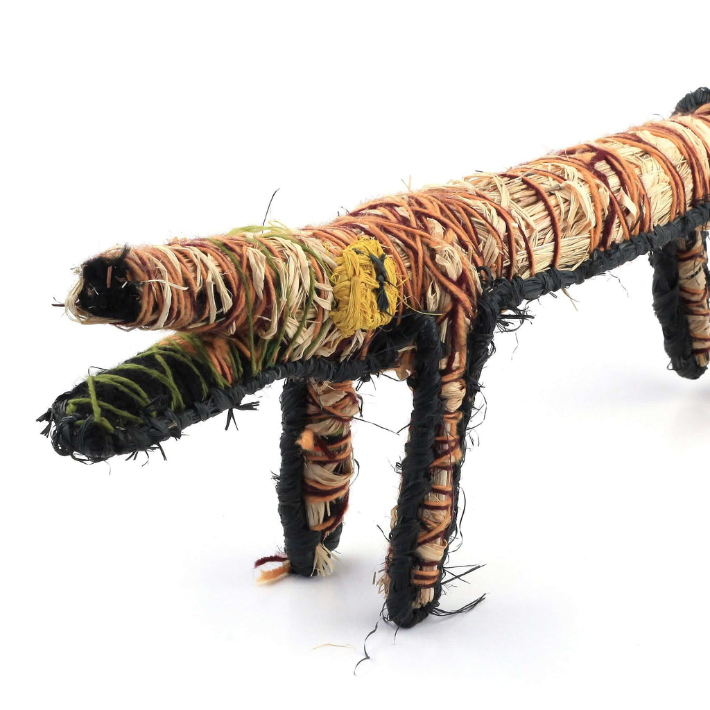 Aboriginal Artwork by Anne Ward - Tinka (Goanna) Tjanpi Sculpture