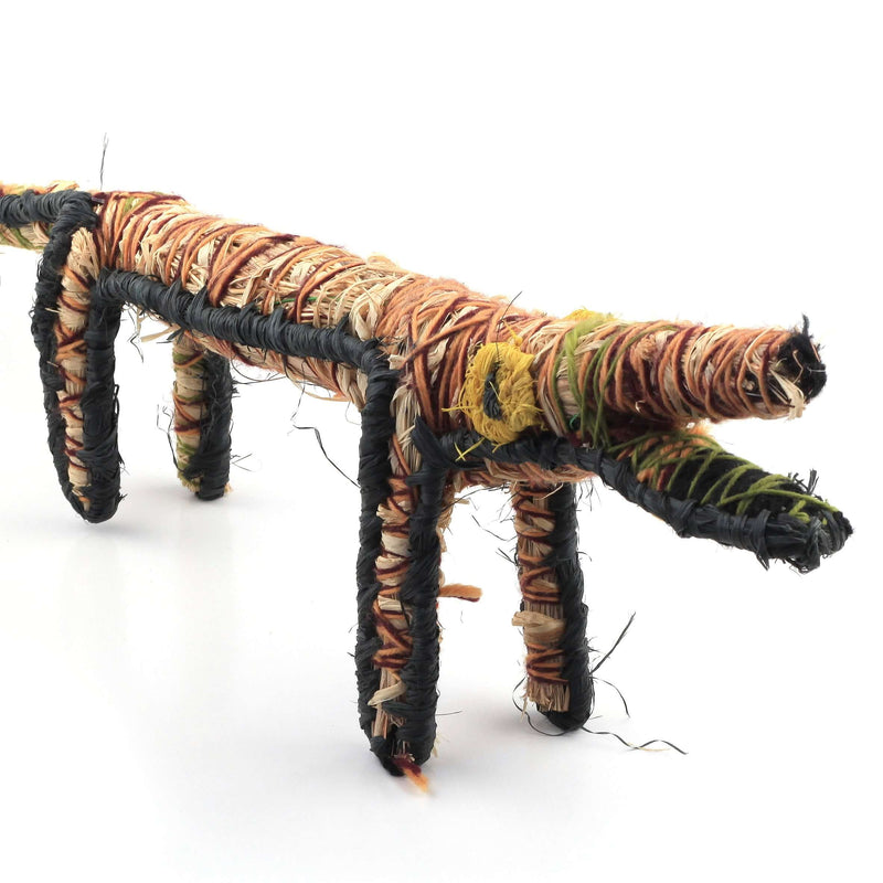 Aboriginal Artwork by Anne Ward - Tinka (Goanna) Tjanpi Sculpture