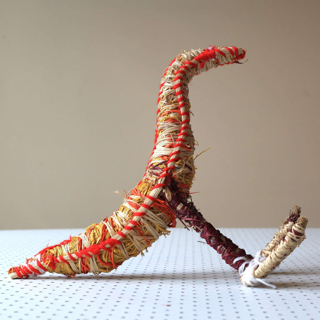 Aboriginal Artwork by Anne Dixon - Tjanpi Tjulpu (bird) Sculpture