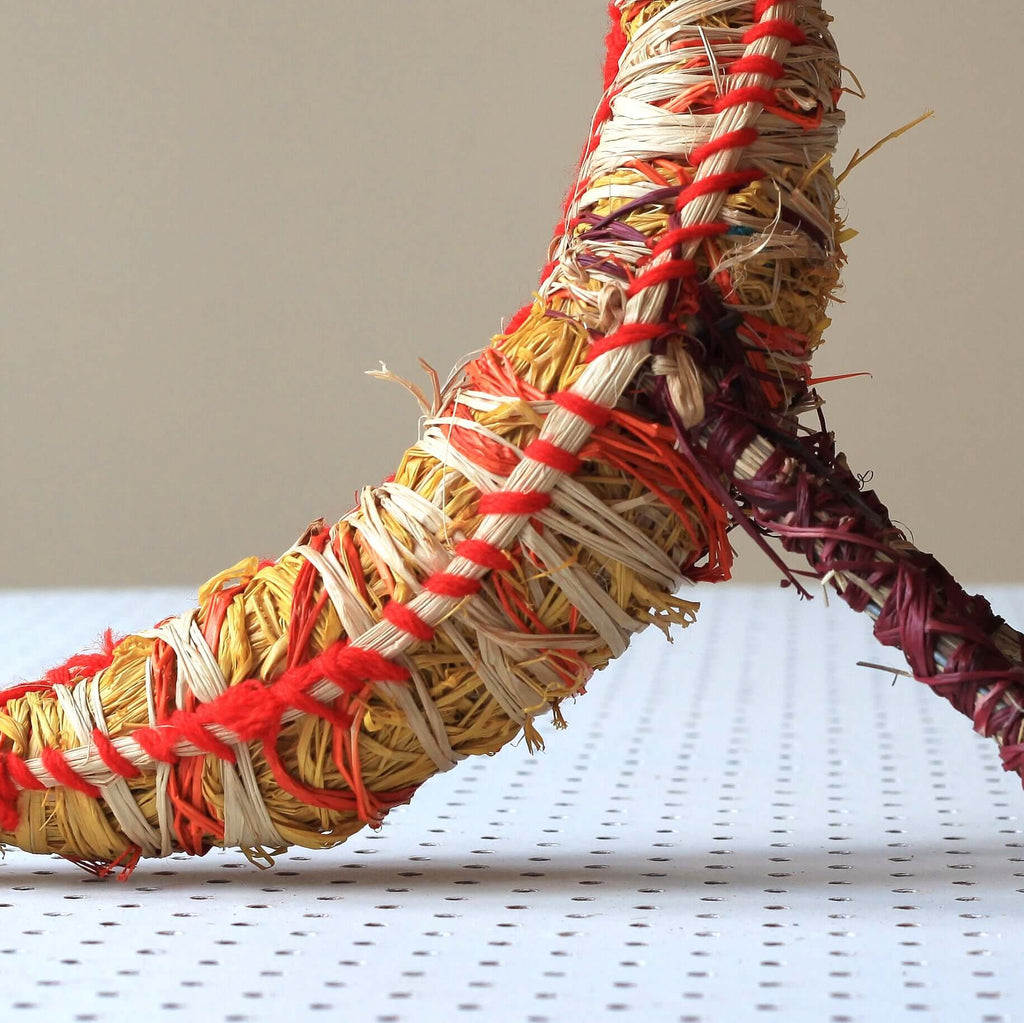 Aboriginal Artwork by Anne Dixon - Tjanpi Tjulpu (bird) Sculpture