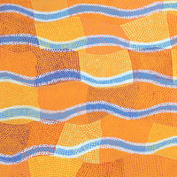 Aboriginal Artwork by Ann Lane Nee Dixon, Pirrnpirrnga - Desert Bore, 60x60cm