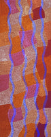 Aboriginal Artwork by Ann Lane Nee Dixon, Pirrnpirrnga - Desert Bore, 122x46cm