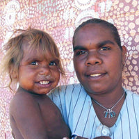 Aboriginal Artwork by Antoinette Napanangka Brown, Mina Mina Jukurrpa (Mina Mina Dreaming) - Ngalyipi, 46x46cm