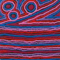 Aboriginal Artwork by Antonia Napangardi Michaels, Lappi Lappi Jukurrpa, 30x30cm