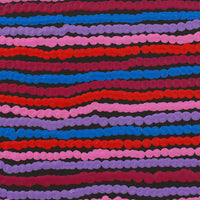 Aboriginal Artwork by Antonia Napangardi Michaels, Lappi Lappi Jukurrpa, 30x30cm