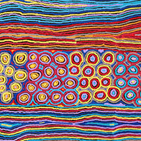 Aboriginal Artwork by Antonia Napangardi Michaels, Lappi Lappi Jukurrpa, 152x91cm