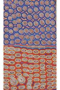 Aboriginal Artwork by Antonia Napangardi Michaels, Lappi Lappi Jukurrpa, 183x107cm
